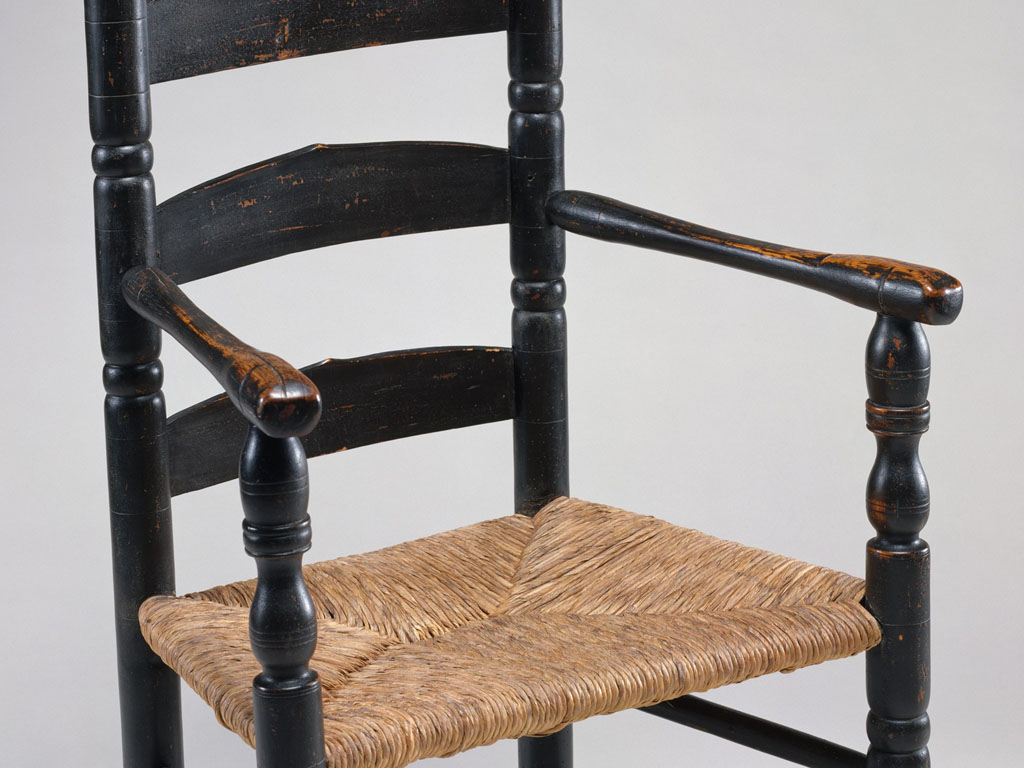Slat-back chair
